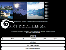 Tablet Screenshot of kiwi-immobilier.ch